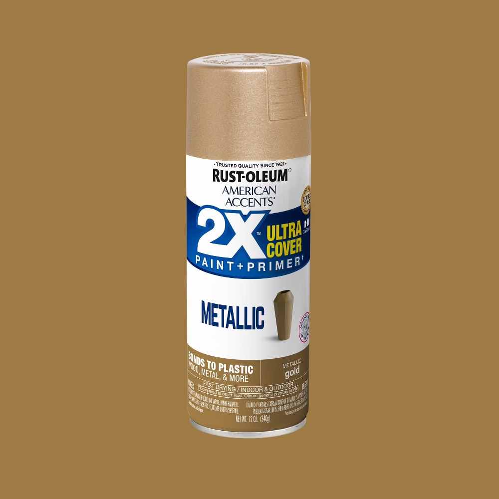 Metallic Spray Paint - Tinta Spray Metálica Gold American Accents