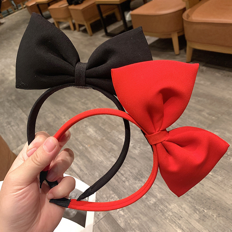 Cosplay Floating Prop - Bonito meninas vermelho grande arco bandana