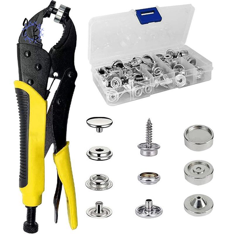 Snap Plier Setter - Kit de Ferramentas para Botões de