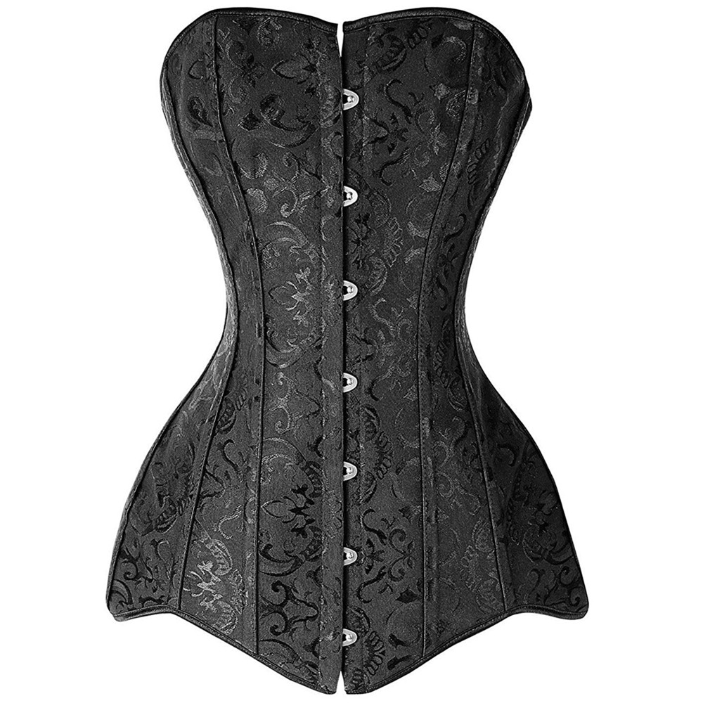 Boning Corset Steel - Mulheres sexy espartilhos bustiers topo gótico