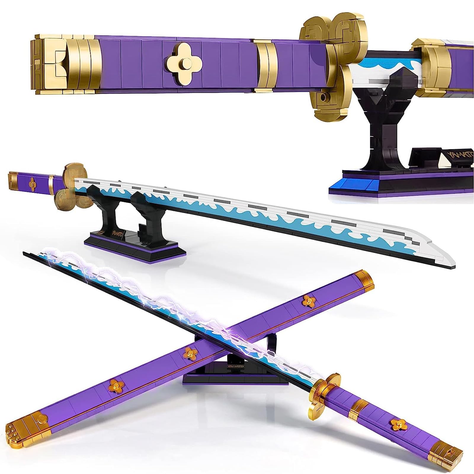 Cosplay Prop Dagger - 936 pçs anime cosplay espadas conjunto