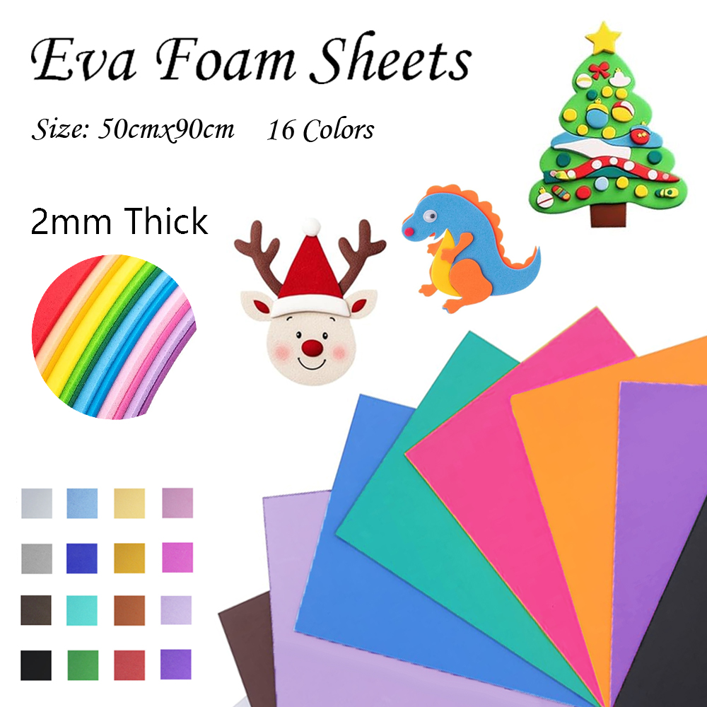Cosplay Props Eva Foam - Folhas de espuma eva coloridas, 16
