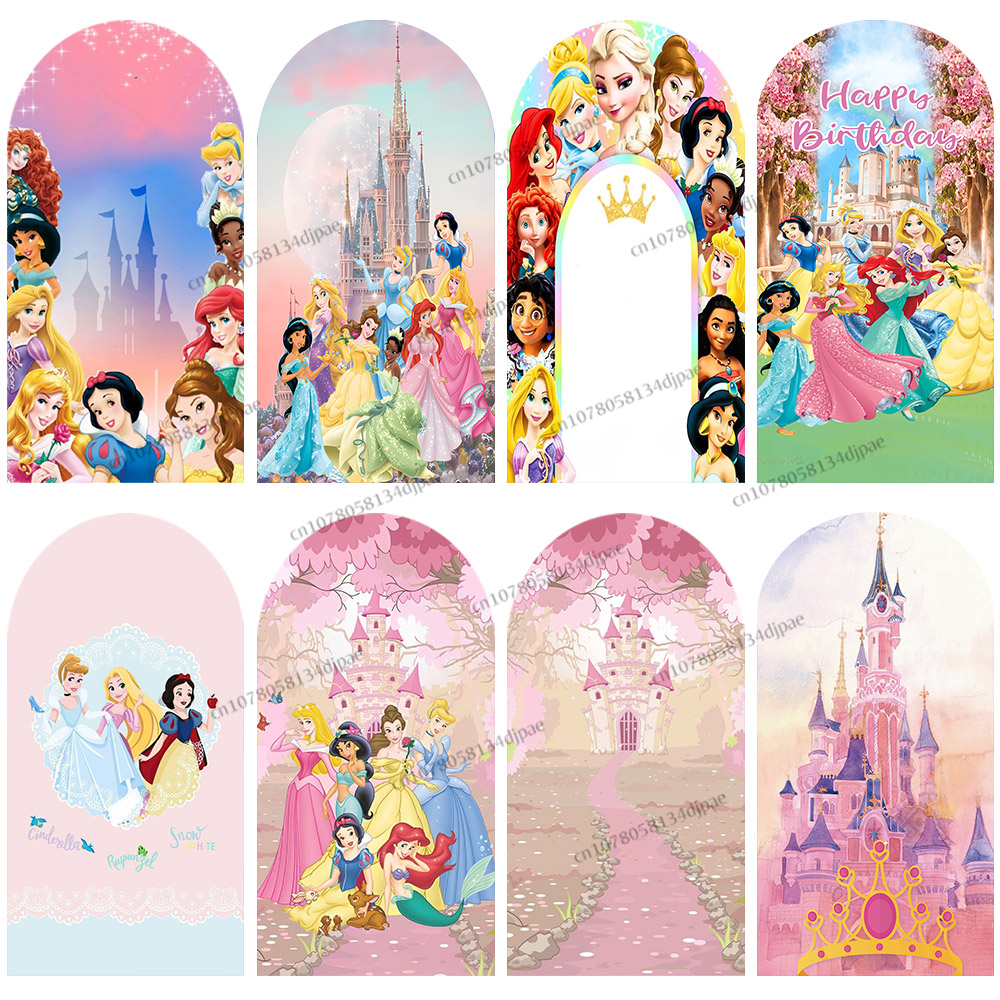 Cosplay Floating Prop - Princesa castelo aniversário fundo arco capa