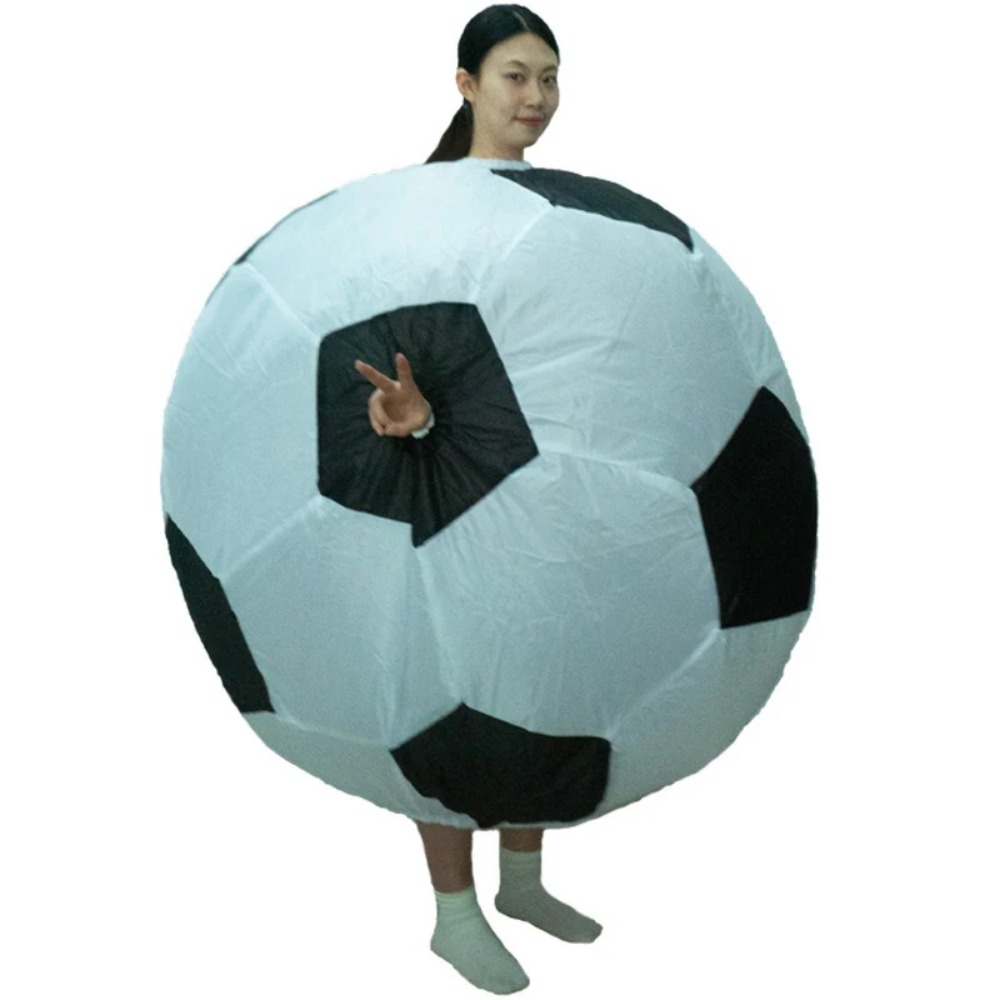 Fantasia Inflável de Futebol p - Cosplay Prop Business avaliação e preço