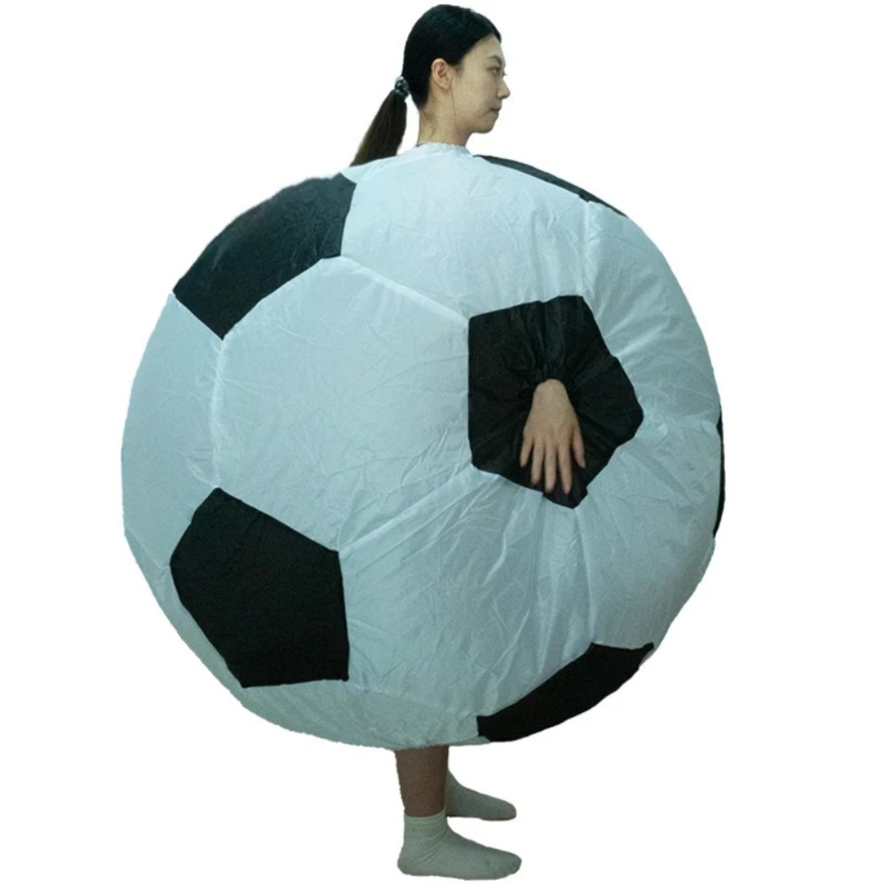 Fantasia Inflável de Futebol p - Cosplay Prop Business avaliação e preço