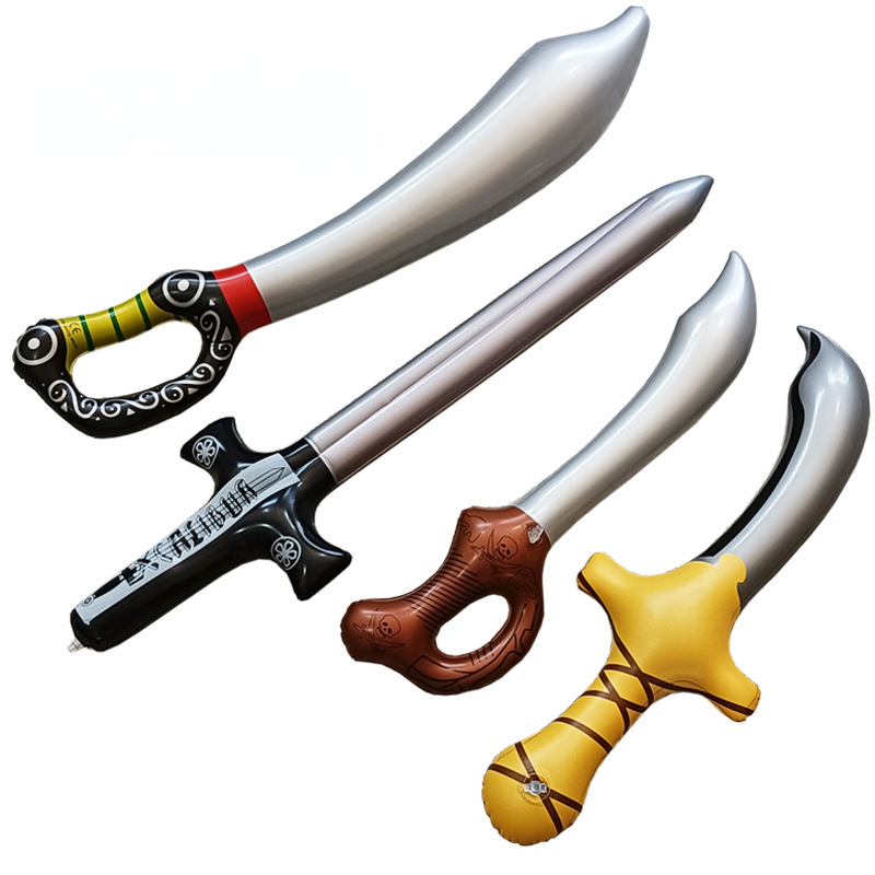 Espadas pirata inflável, brinq - Cosplay Prop Dagger avaliação e preço