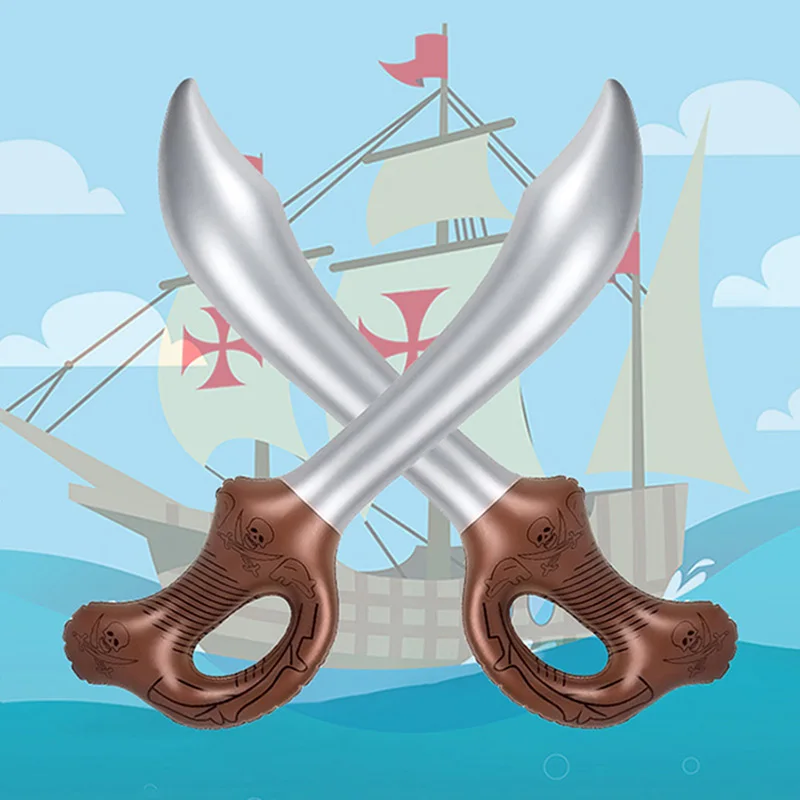 Espadas pirata inflável, brinq - Cosplay Prop Dagger avaliação e preço