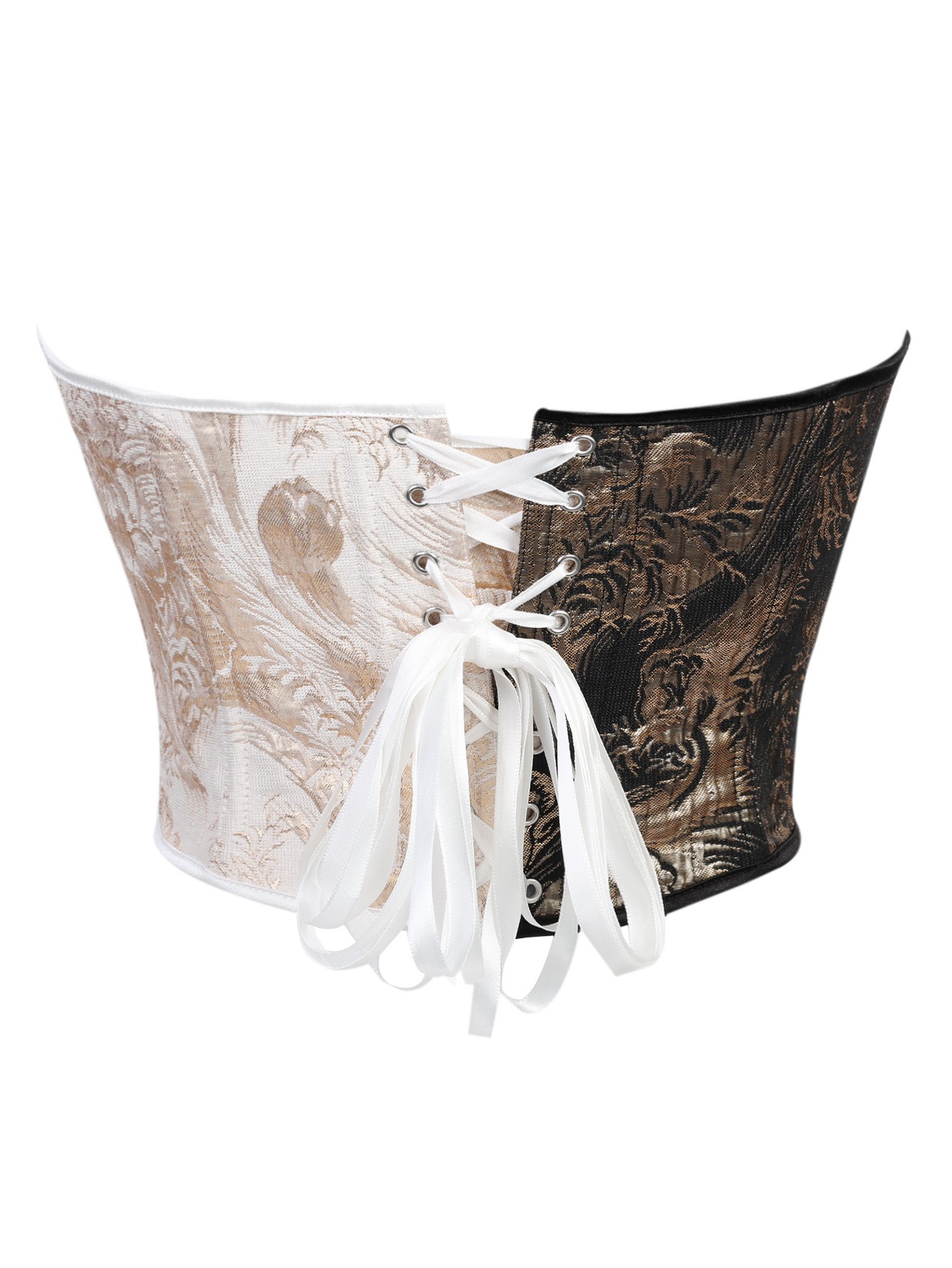Top Corset Preto e Dourado Est - Boning Corset Steel avaliação e preço