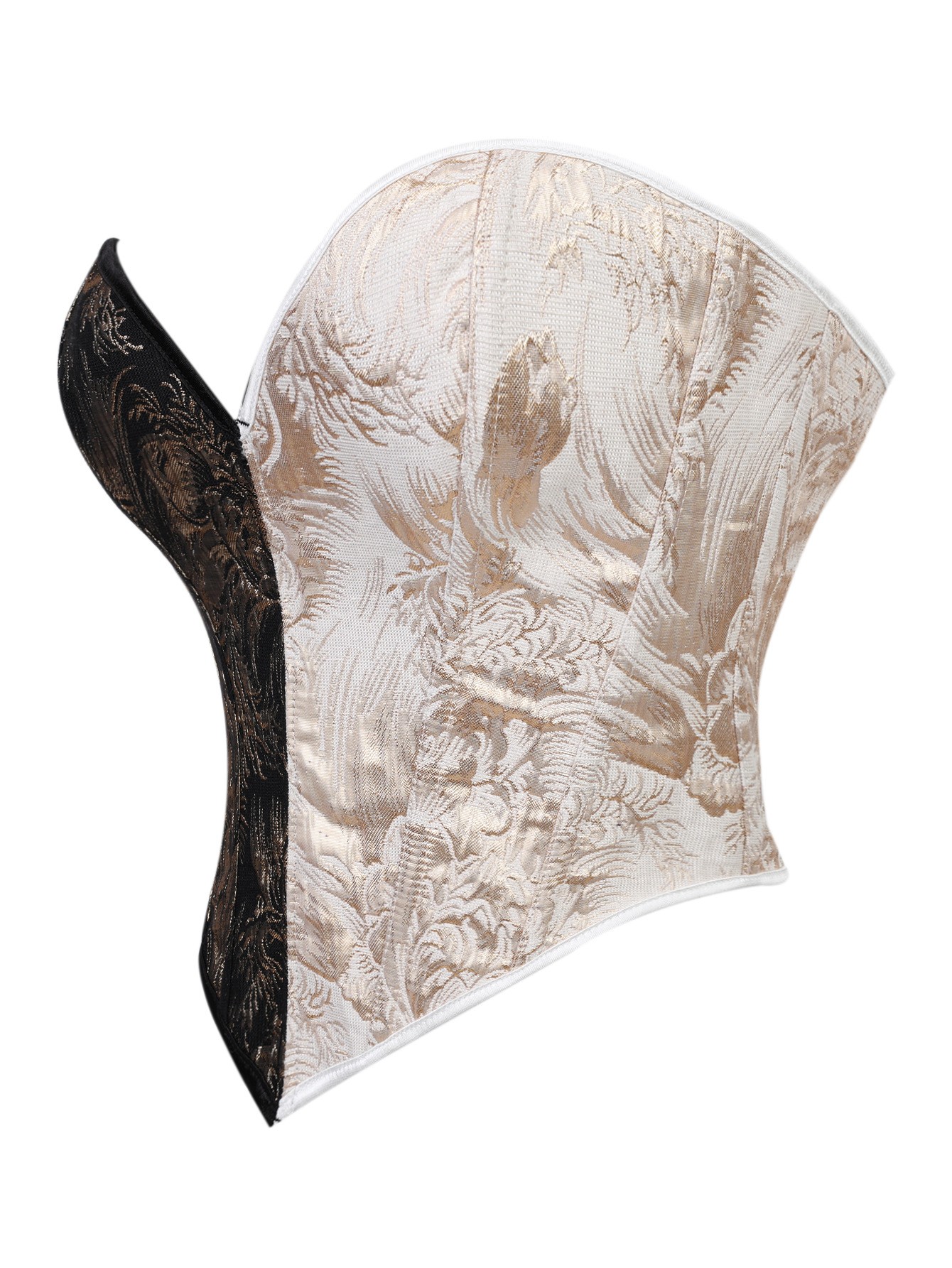 Top Corset Preto e Dourado Est - Boning Corset Steel avaliação e preço