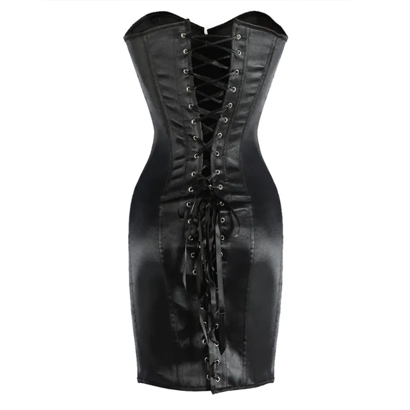 Punk feminino sexy espartilho  - Boning Corset Steel avaliação e preço