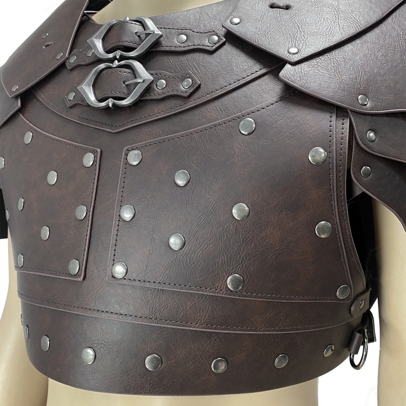 Armadura Medieval com Studs pa - Cosplay Props avaliação e preço