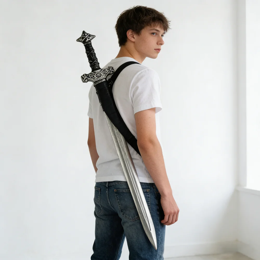 Espada Medieval de 60cm para C - Cosplay Prop Dagger avaliação e preço