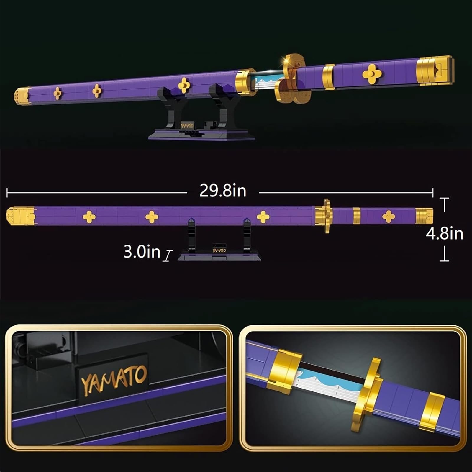 936 pçs anime cosplay espadas  - Cosplay Prop Dagger avaliação e preço