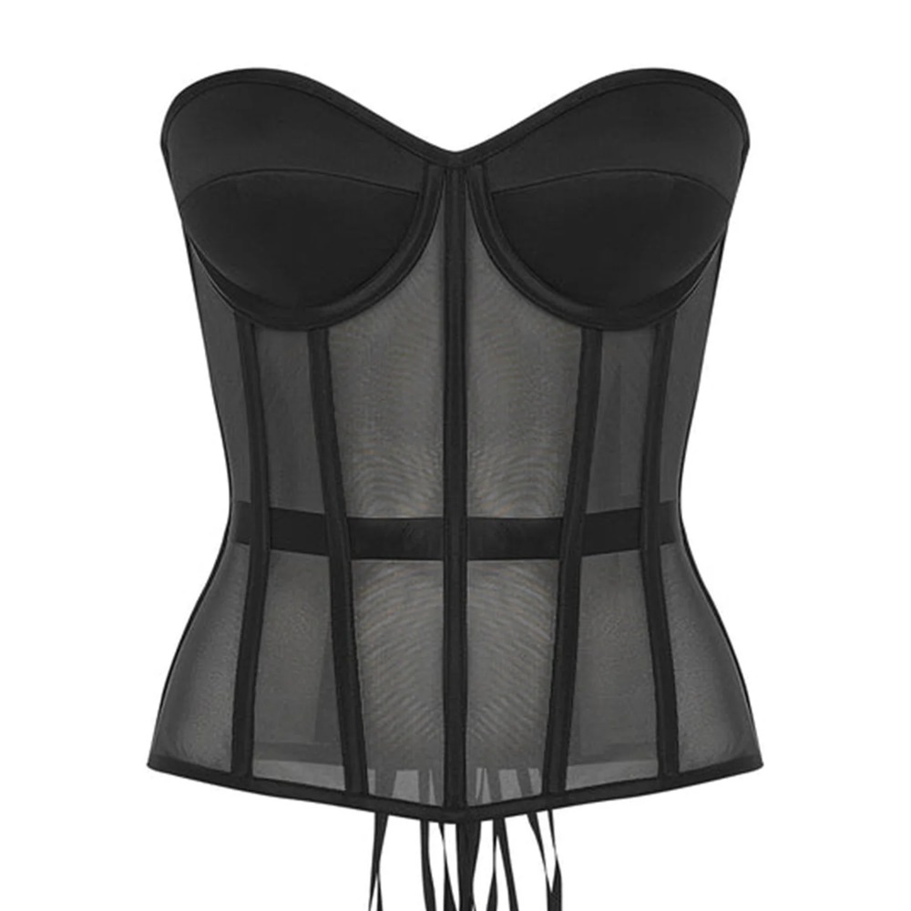 Mulheres espartilho bustier to - Boning Corset Steel avaliação e preço