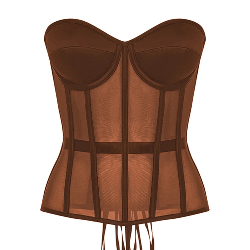 Mulheres espartilho bustier to - Boning Corset Steel avaliação e preço