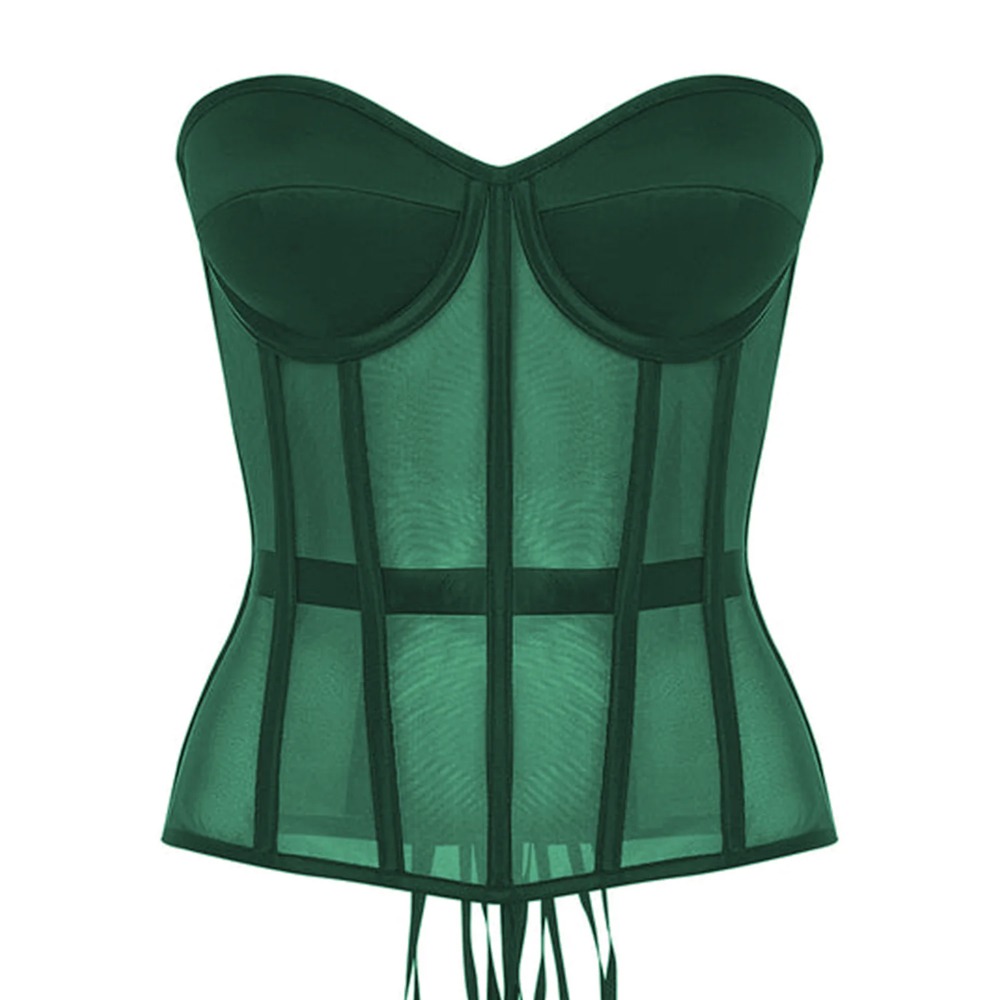 Mulheres espartilho bustier to - Boning Corset Steel avaliação e preço