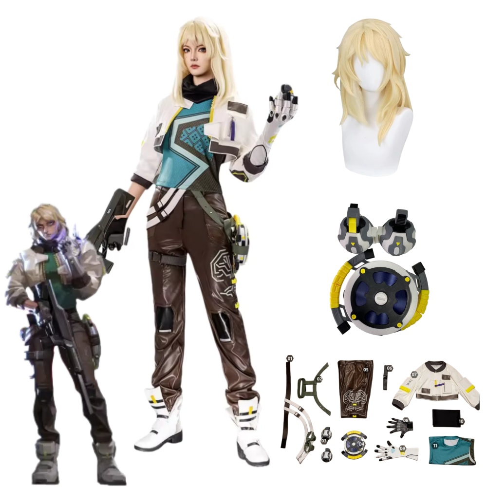 Fantasia de Cosplay Deadlock V - Cosplay Props avaliação e preço
