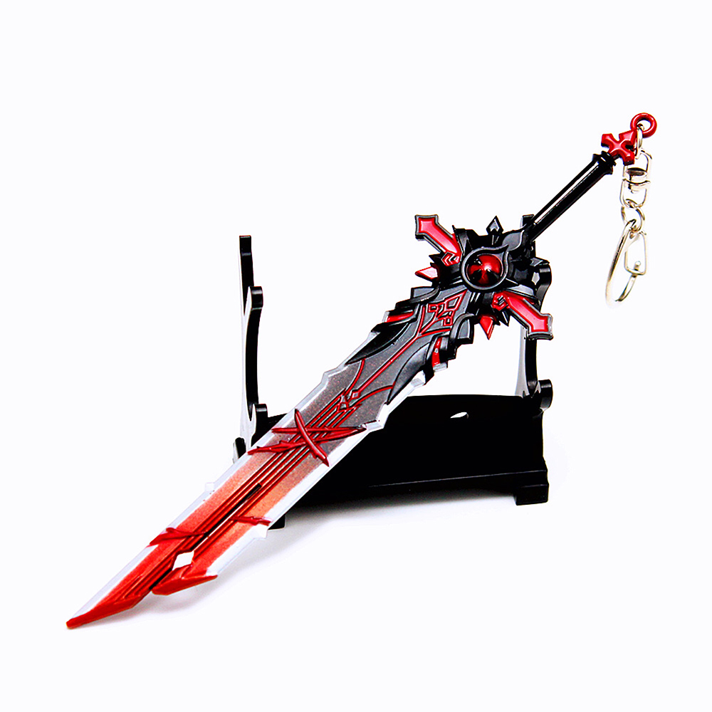 Impacto Espada Chaveiros, Arma - Keyblade Cosplay Prop avaliação e preço