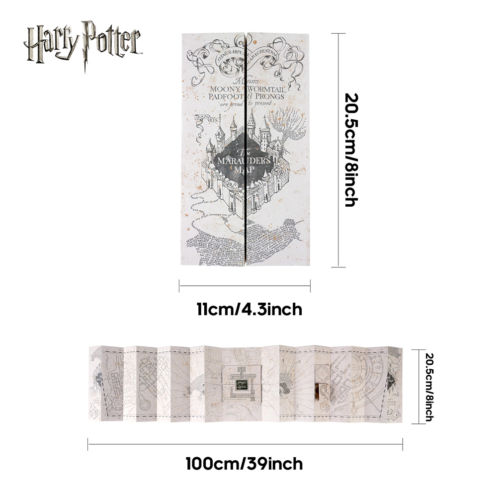 1PC Mapa da Escola de Magia do - Cosplay Props avaliação e preço